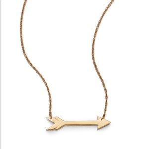 *NWOB* Jennifer Zeuner Arrow Necklace Yellow Gold